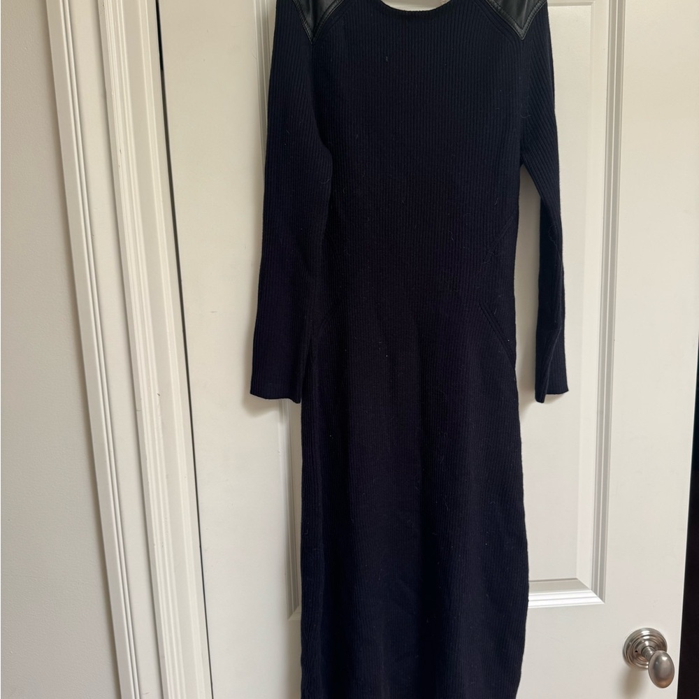 Tory Burch Black Long Sleeve Dress